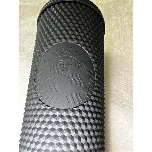 Starbucks Limited Edition Studded Tumbler Cup - Matte Black Venti Cup 24oz - Picture 2 of 4